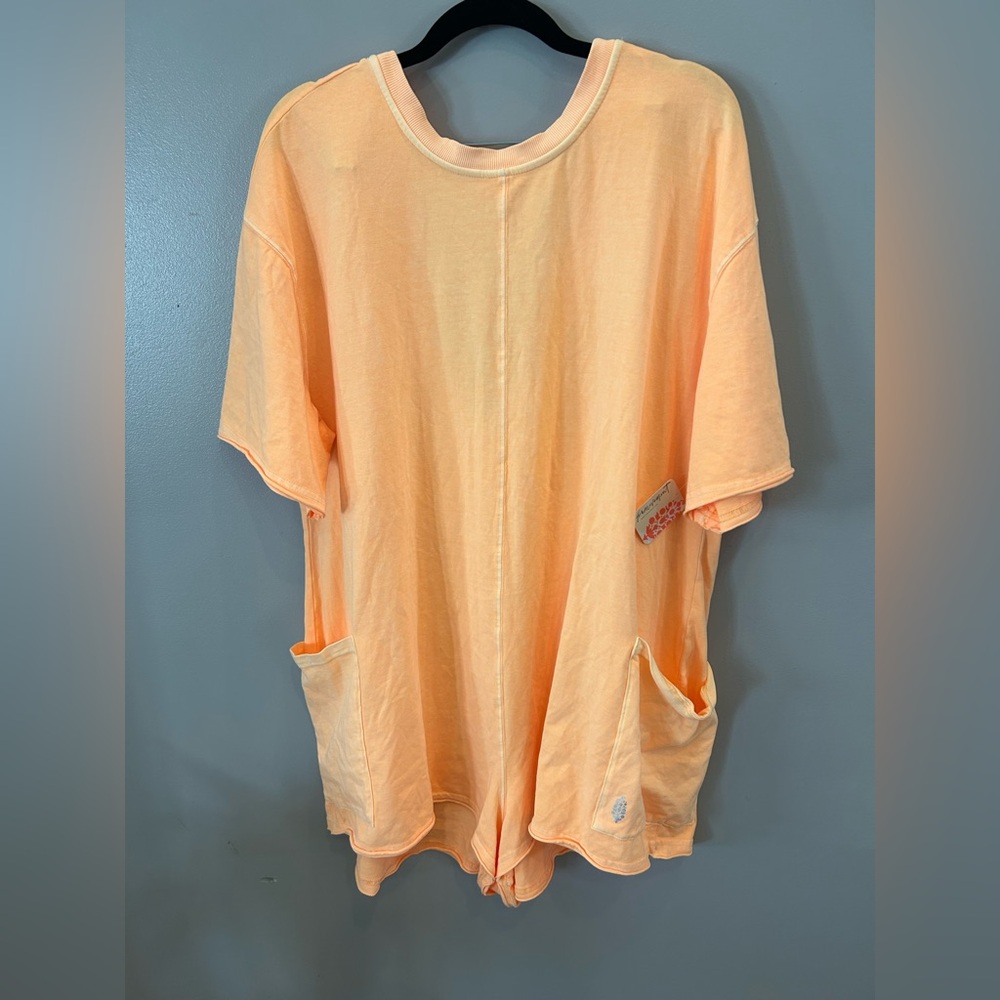 NWT FP Free People Movement Hot Shot Shorts Romper Onesie - Morning Sunshine - Picture 10 of 10